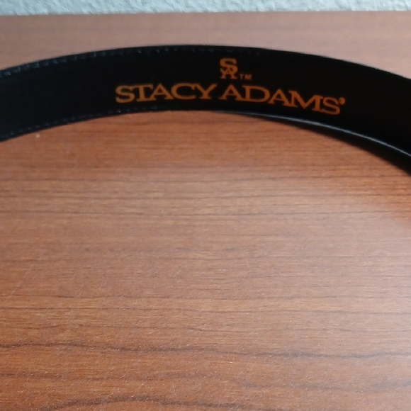 Stacy Adams Black and Gold Belt Bag - Picture 2 of 7